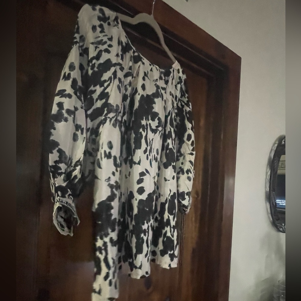 Love Kyla | XL | Black & White print top